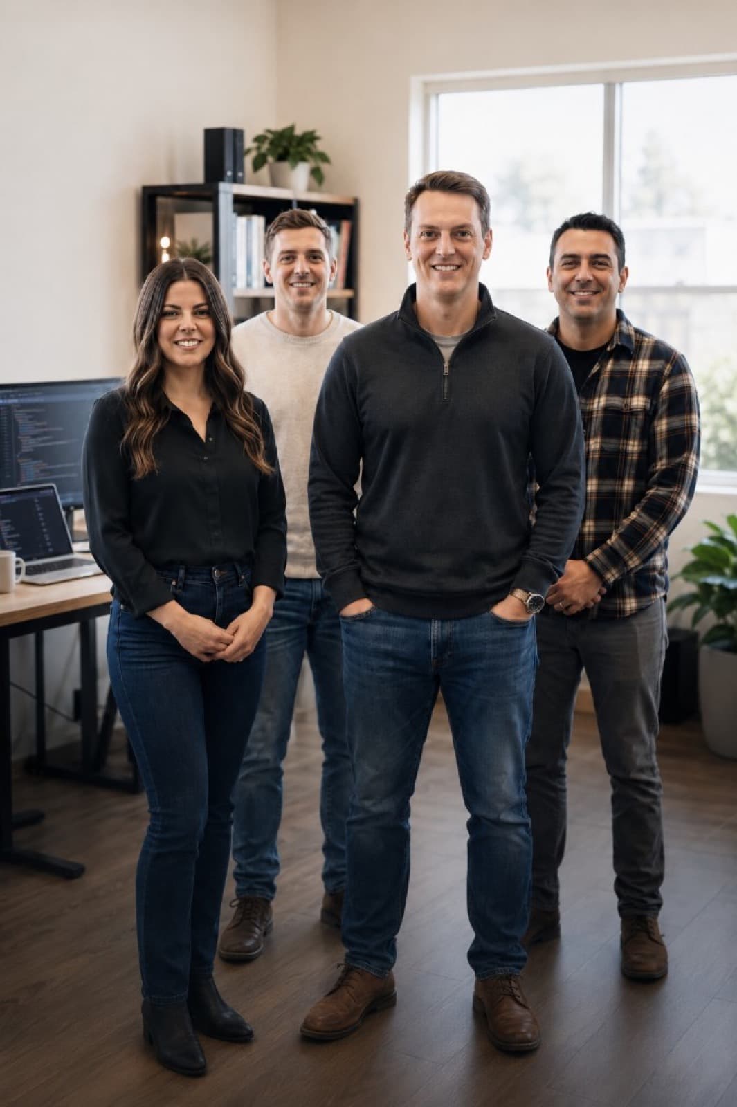 The MCP Stack team collaborating in the office